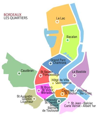 ramani ya Bordeaux arrondissement