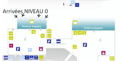 Ramani ya Bordeaux airport