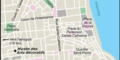 Ramani ya Bordeaux bustani
