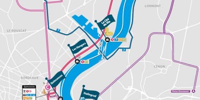 Ramani ya Bordeaux mashua