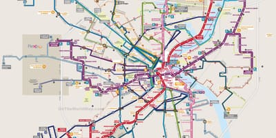 Ramani ya Bordeaux transit